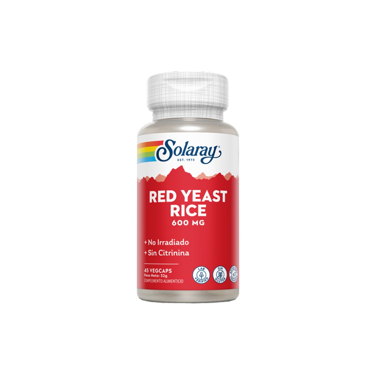 Solaray Levadura Roja de Arroz 600 mg 45 Cápsulas Solaray Levadura Roja de Arroz 600 mg 45 Cápsulas