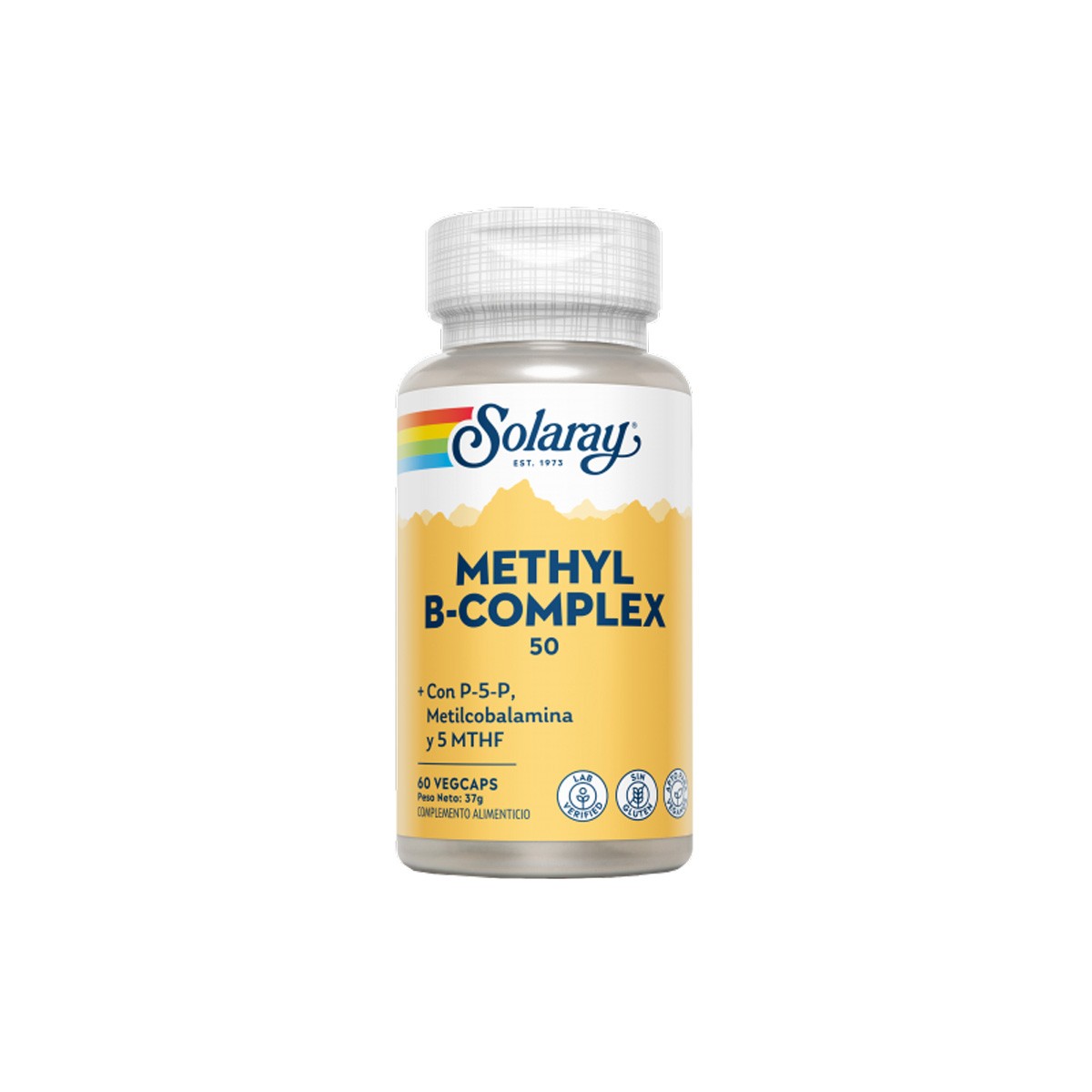 Solaray Methyl B-Complex 50 60 Cápsulas Solaray Methyl B-Complex 50 60 Cápsulas