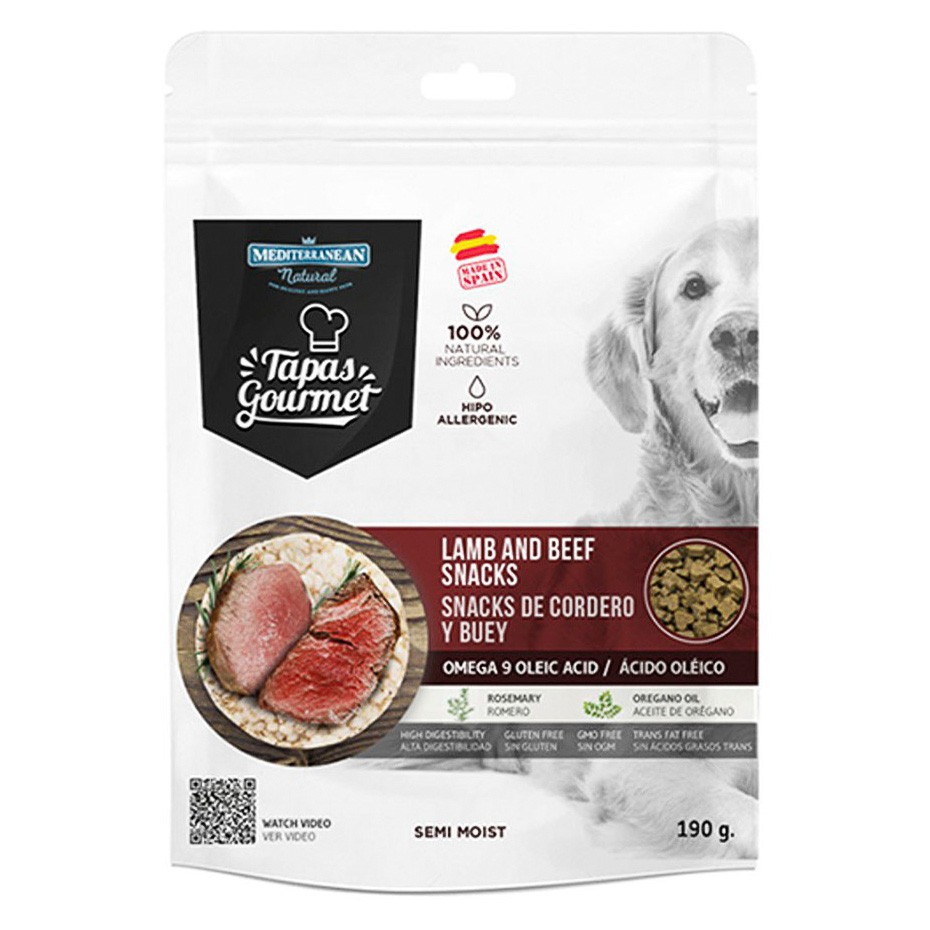 Mediterrean Tapa gourmet dog buey-cordero 190g caja Mediterrean Tapa gourmet dog buey-cordero 190g caja