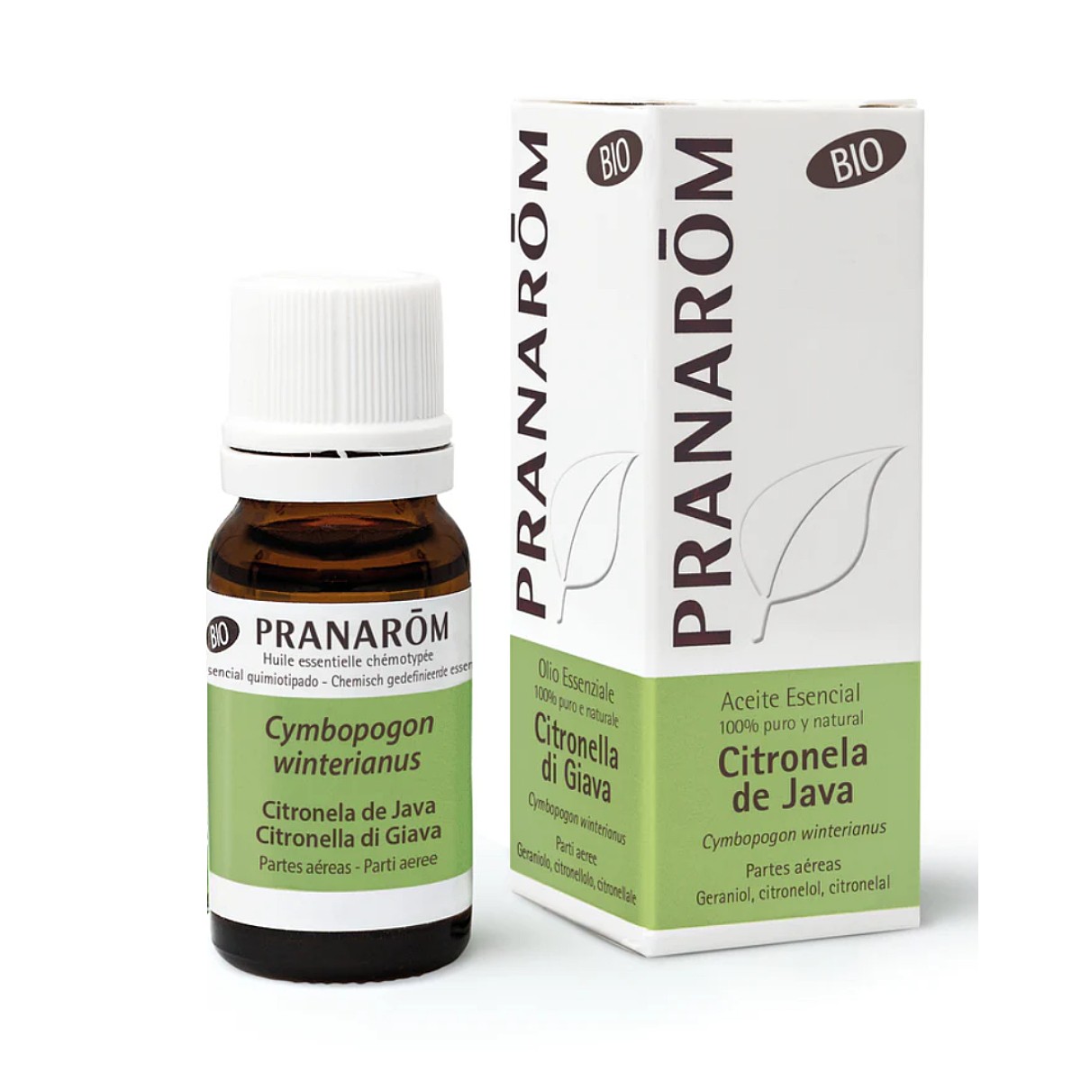 Pranarôm Aceite Esencial de Citronela de Java 10ml Pranarôm Aceite Esencial de Citronela de Java 10ml
