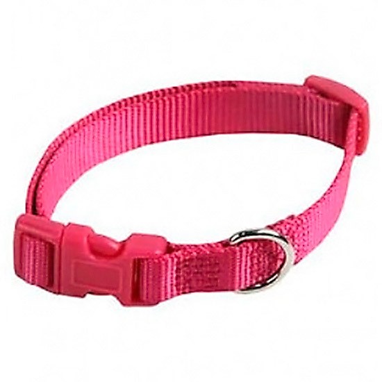 Papillón collar ajustable nylon 20 mm x 40-55 cm rosa Papillón collar ajustable nylon 20 mm x 40-55 cm rosa