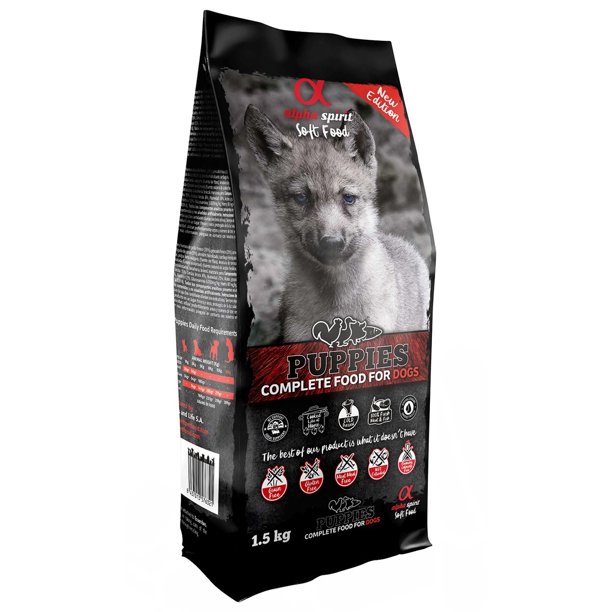 Alpha spirit semihumedo puppies 1,5 kg Alpha spirit semihumedo puppies 1,5 kg