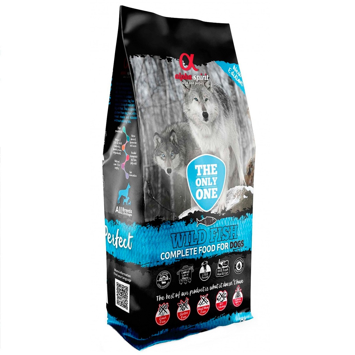 Alpha Spirit The Only One comida completa para perros de pescado salvaje 12kg. Alpha Spirit The Only One comida completa para perros de pescado salvaje 12kg.