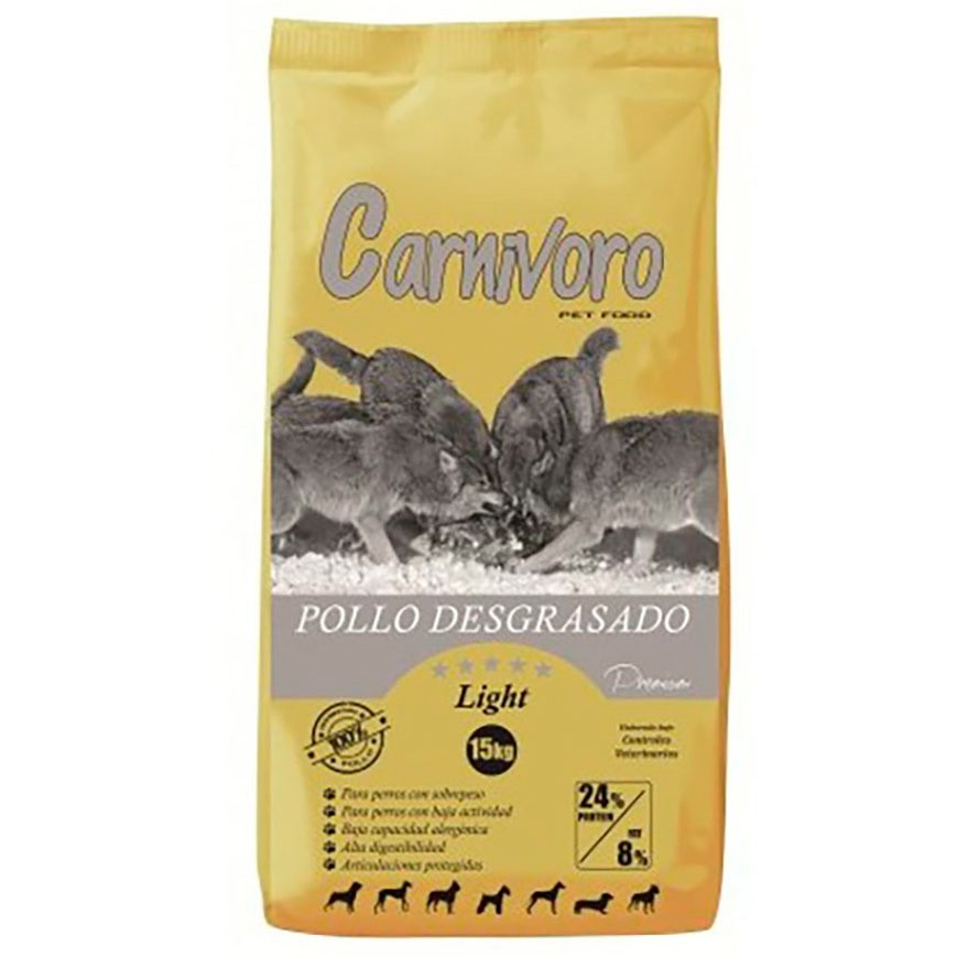 Carnivoro light pollo desgrasado 15 kg Carnivoro light pollo desgrasado 15 kg