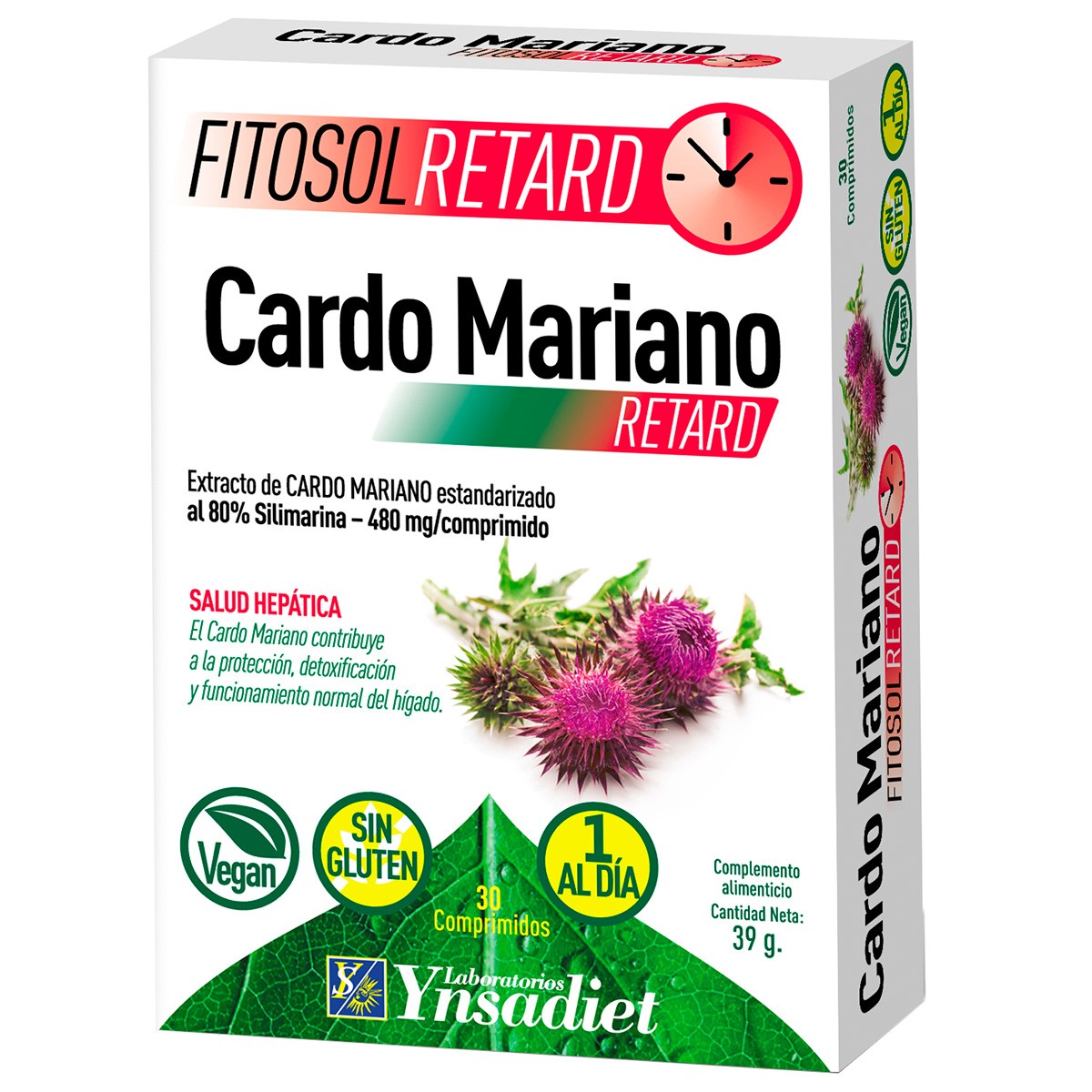 Ynsadiet fitosol retard cardo mariano 30u Ynsadiet fitosol retard cardo mariano 30u