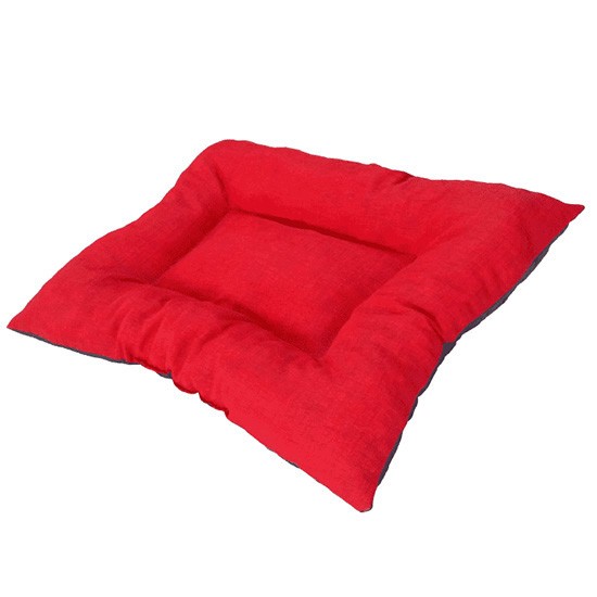 Siesta colchón compacto para mascotas rojo 60 x 80cm Siesta colchón compacto para mascotas rojo 60 x 80cm
