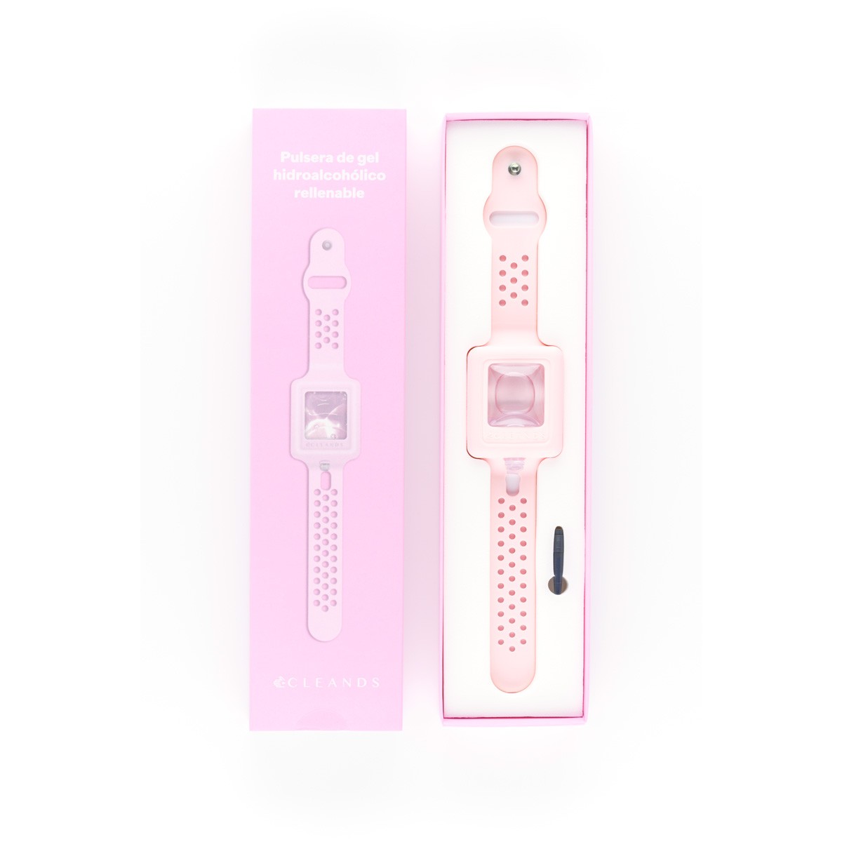 Pulsera gel hidroalcoholico rosa Pulsera gel hidroalcoholico rosa