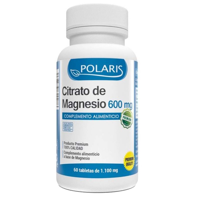 Polaris Citrato de Magnesio 600mg 60 tabletas Polaris Citrato de Magnesio 600mg 60 tabletas