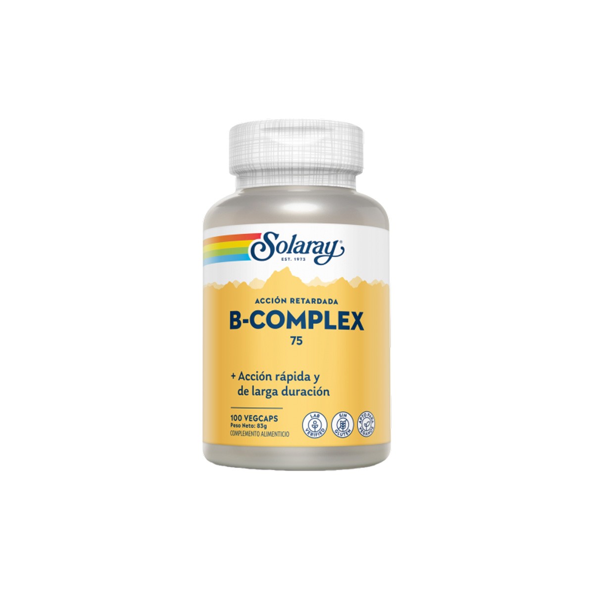 Solaray B-Complex 75 100 Cápsulas Solaray B-Complex 75 100 Cápsulas