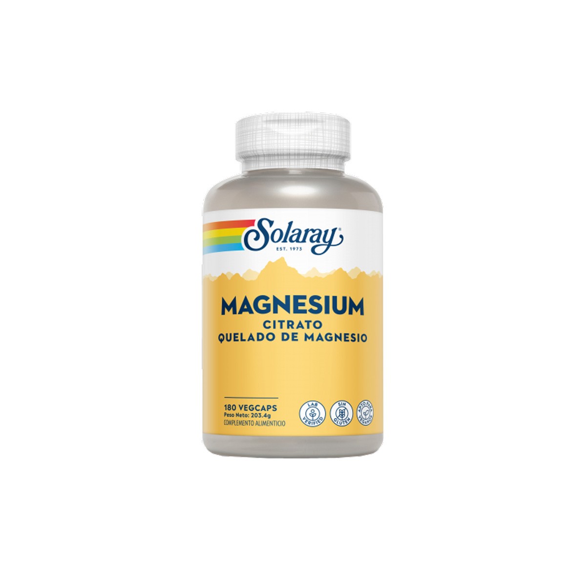 Solaray Magnesium Citrate 180 cápsulas Solaray Magnesium Citrate 180 cápsulas