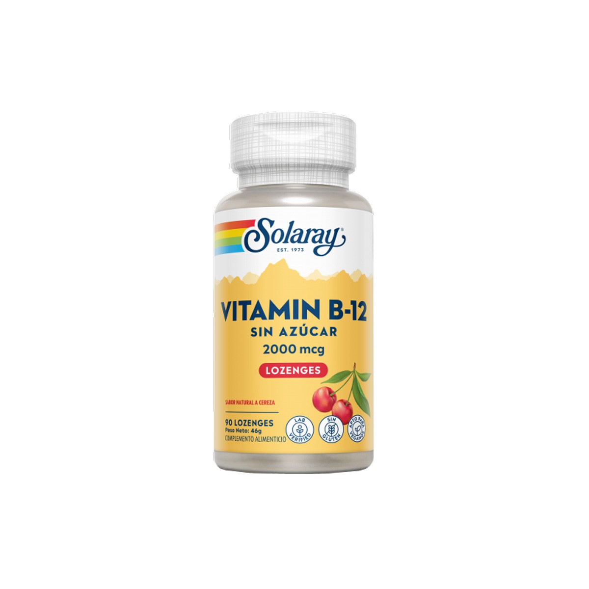 Solaray Vitamina B12 2000 mcg 90 Comprimidos Solaray Vitamina B12 2000 mcg 90 Comprimidos