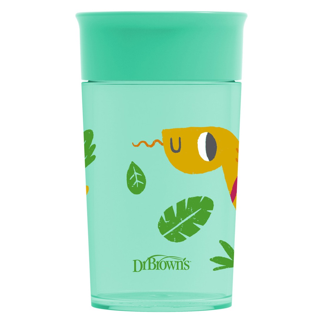 DrBrown's vaso de transicion sin boquilla verde asas 300ml DrBrown's vaso de transicion sin boquilla verde asas 300ml