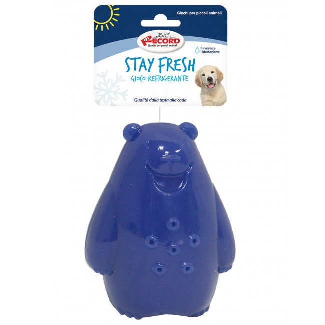 Record Stay Fresh oso polar azul, juguete para tu mascota, 12,5cm Record Stay Fresh oso polar azul, juguete para tu mascota, 12,5cm