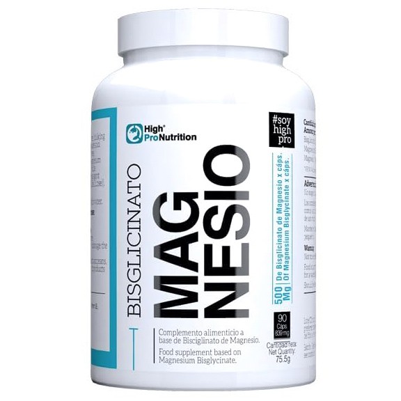 High Pro Nutrition bisglicinato de magnesio 90 cápsulas High Pro Nutrition bisglicinato de magnesio 90 cápsulas