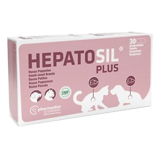 Hepatosil Plus razas pequeñas 30 comprimidos Hepatosil Plus razas pequeñas 30 comprimidos