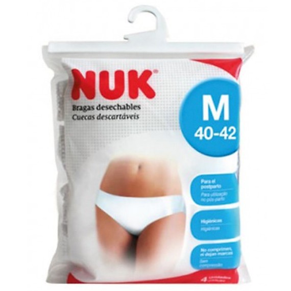 Nuk braguitas desechables T/M 4u Nuk braguitas desechables T/M 4u