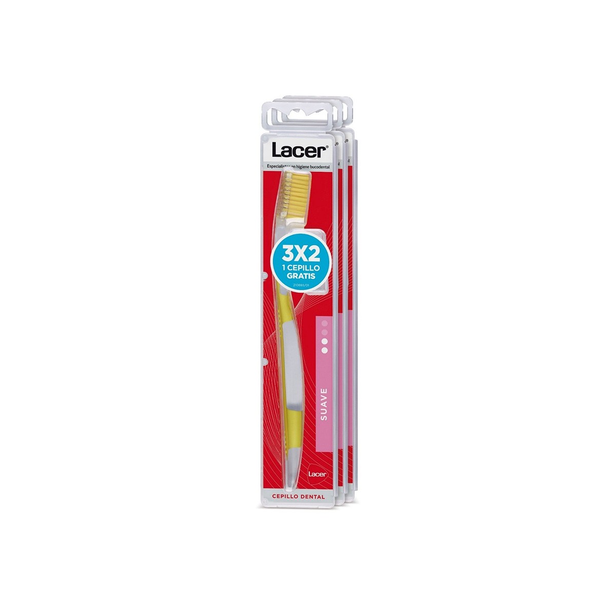 Lacer Technic cepillo dental suave 3x2u