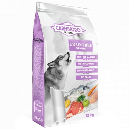 Carnívoro Grain Free pienso para perros 12kg Carnívoro Grain Free pienso para perros 12kg