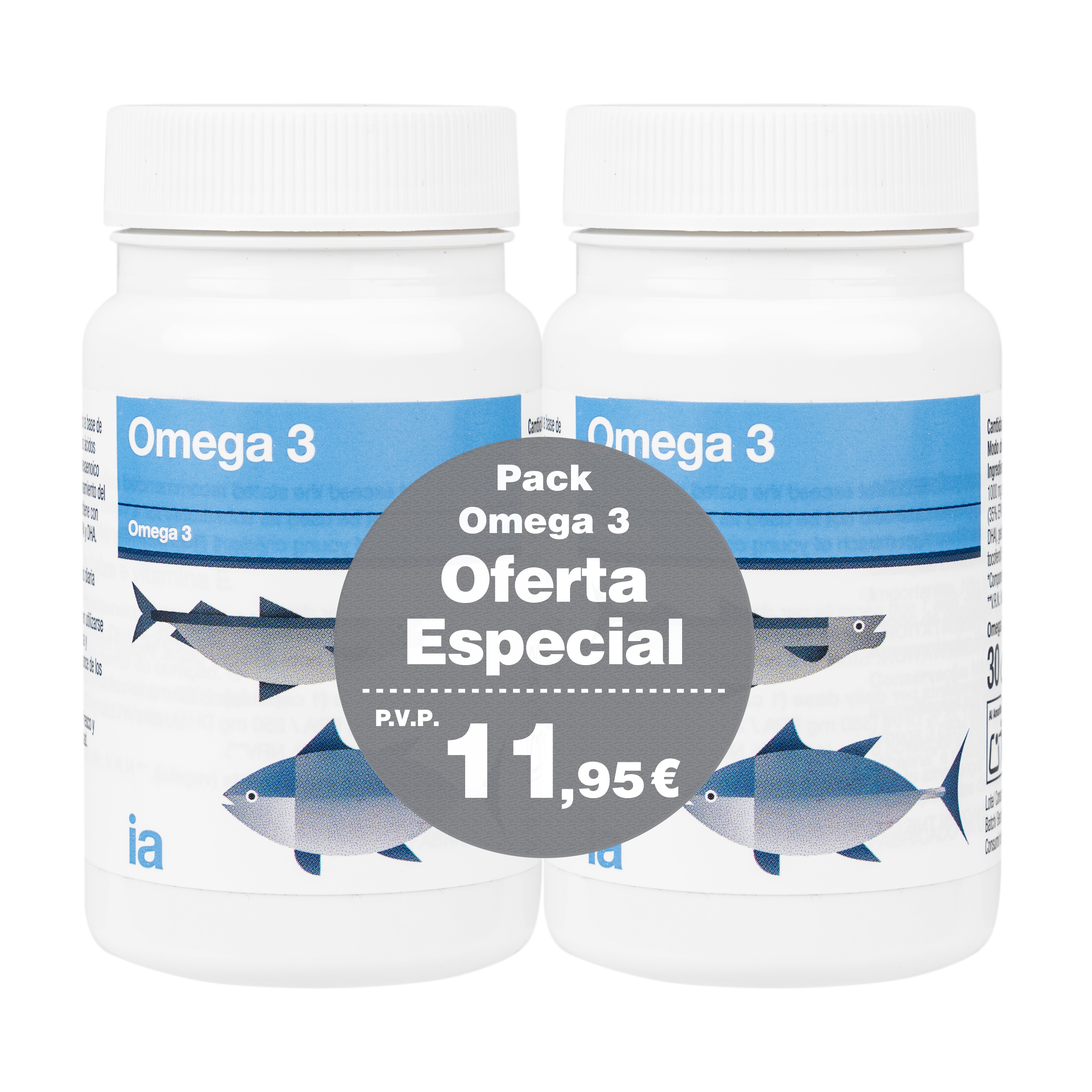 Interapothek duplo omega 3 2x30 cápsulas Interapothek duplo omega 3 2x30 cápsulas
