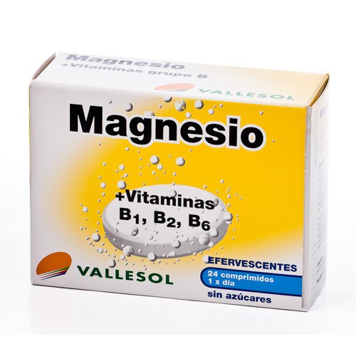 VALLESOL MAGNESIO 24 COMP. EFERVESCENTES VALLESOL MAGNESIO 24 COMP. EFERVESCENTES
