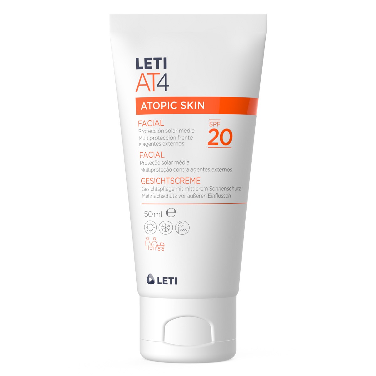 Leti AT4 facial spf20 50ml Leti AT4 facial spf20 50ml