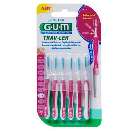 GUM CEPILLO INTERDENTAL TRAVLER 1612 1,4 GUM CEPILLO INTERDENTAL TRAVLER 1612 1,4