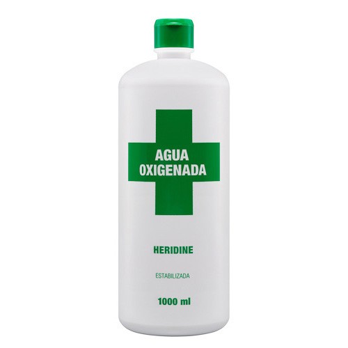 Interapothek agua oxigenada heridine 1 litro