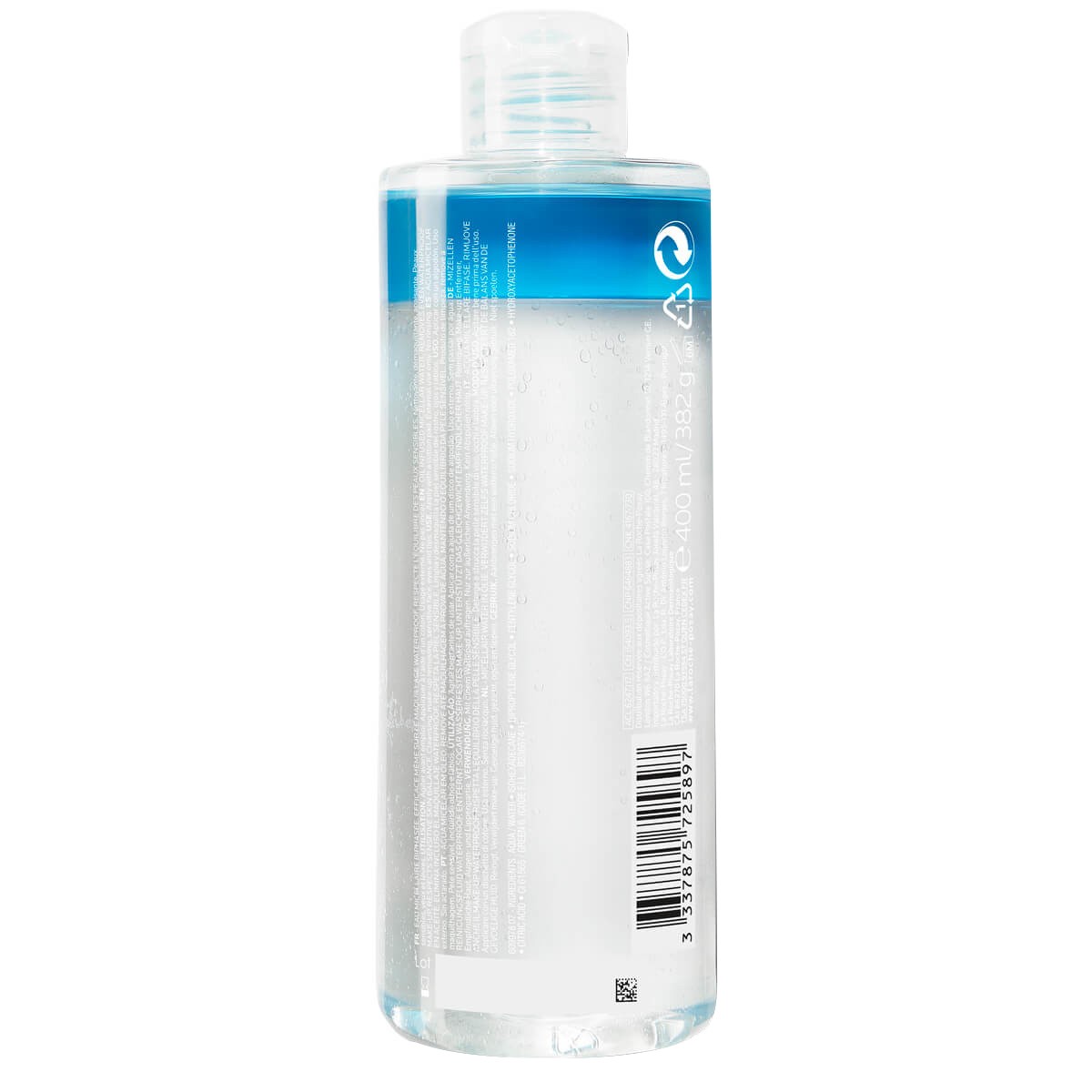 La Roche Posay agua micelar bifasica oil infused 400ml La Roche Posay agua micelar bifasica oil infused 400ml