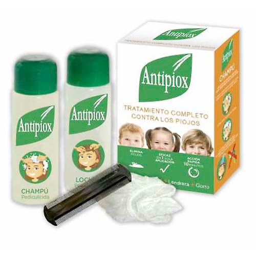 Antipiox pack loción+champú+lendrera Antipiox pack loción+champú+lendrera