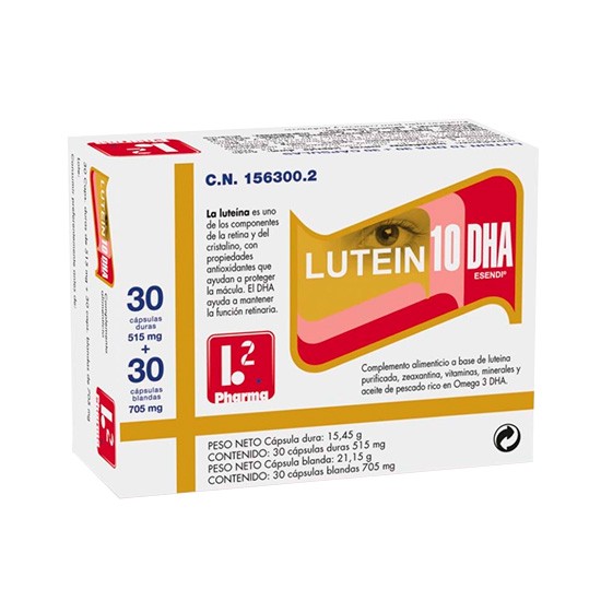 Lutein 10 dha 30+30 capsulas Lutein 10 dha 30+30 capsulas