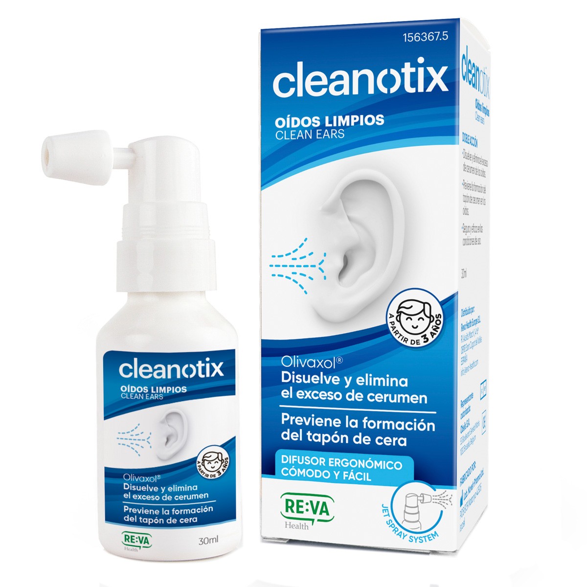 CLEANOTIX OIDO ELIMINA CERUMEN SPRAY 30M CLEANOTIX OIDO ELIMINA CERUMEN SPRAY 30M