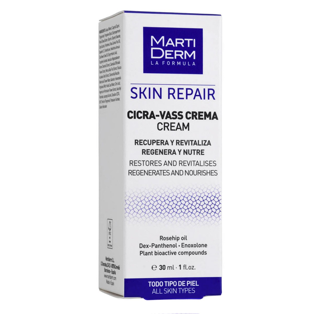 MartiDerm Skin Repair Cicra-Vass Crema 30 ml MartiDerm Skin Repair Cicra-Vass Crema 30 ml
