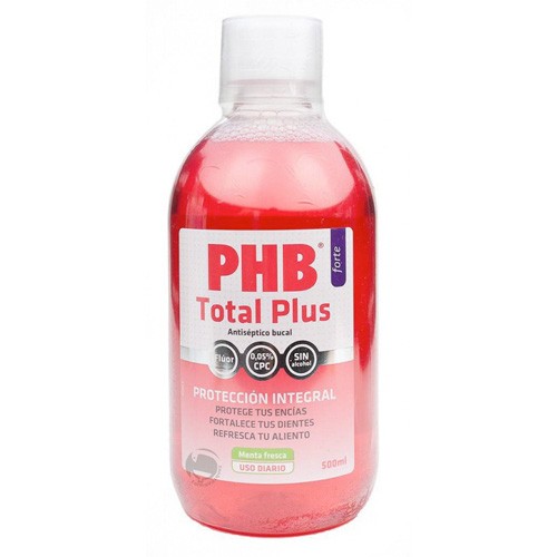 PHB TOTAL PLUS ENJUAGUE BUCAL 500 ML PHB TOTAL PLUS ENJUAGUE BUCAL 500 ML