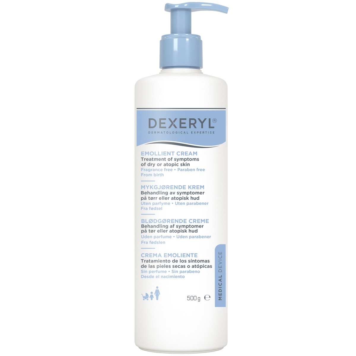 Ducray dexeryl crema emoliente 500 ml