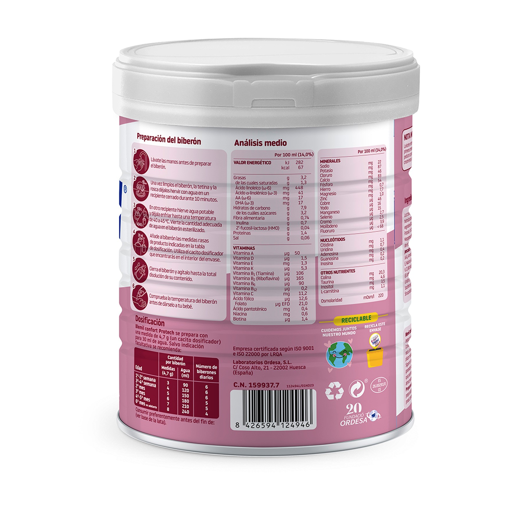 Blemil Confort Evolution 800 gr Blemil Confort Evolution 800 gr
