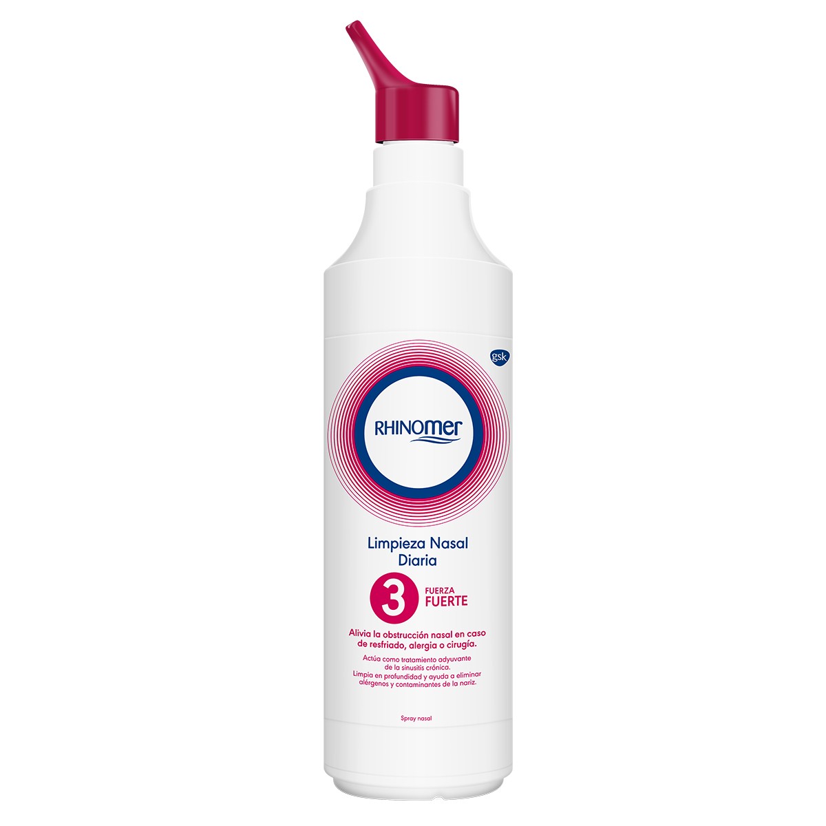 Rhinomer fuerza 3 fuerte limpieza nasal180ml Rhinomer fuerza 3 fuerte limpieza nasal180ml