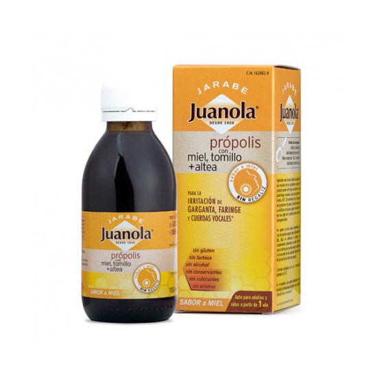 Juanola propolis,miel y tomillo jarabe 125 ml Juanola propolis,miel y tomillo jarabe 125 ml