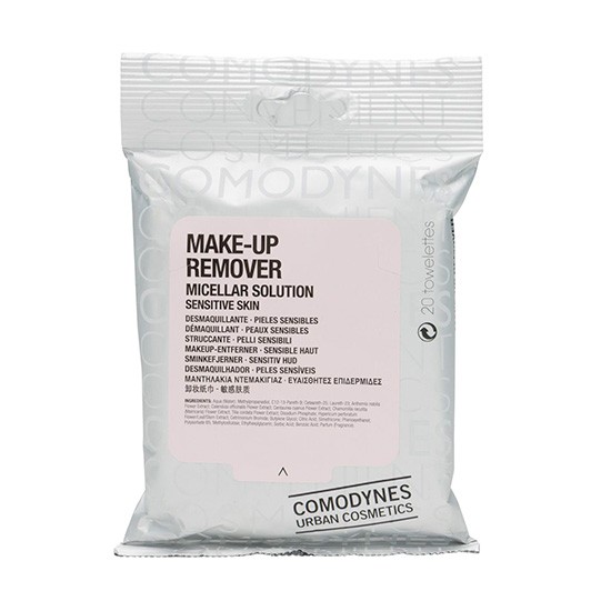 Comodynes Make-up remover solución micelar pieles sensibles 20 toallitas Comodynes Make-up remover solución micelar pieles sensibles 20 toallitas