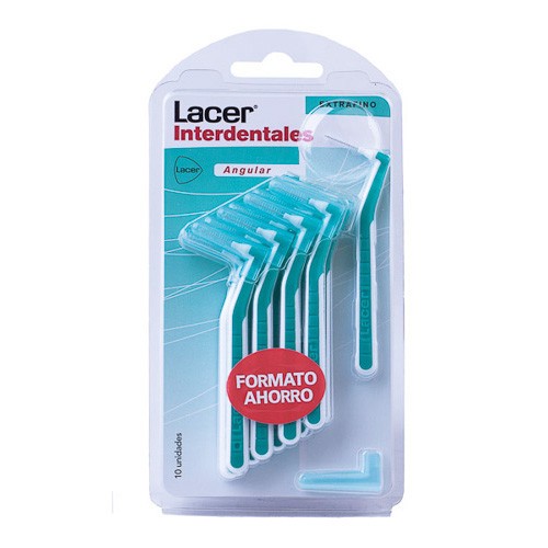 Lacer Cepillo interdental angular extrafino 10u Lacer Cepillo interdental angular extrafino 10u