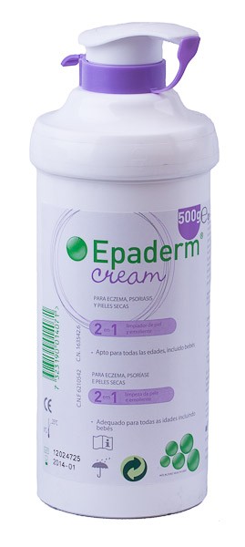 Epaderm crema emoliente p/seca 500 gr Epaderm crema emoliente p/seca 500 gr