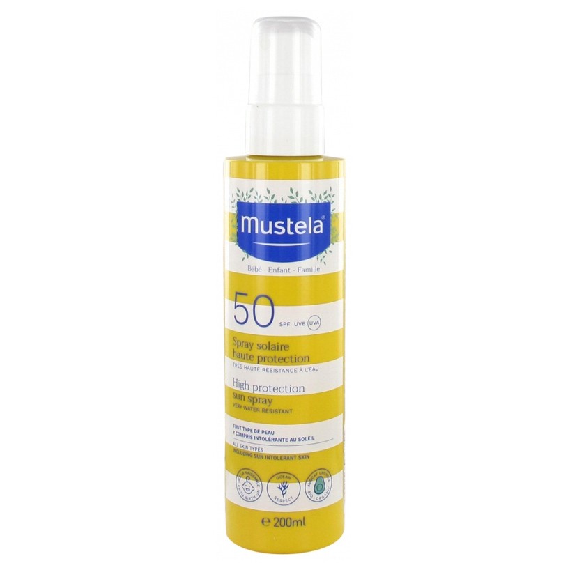 Mustela spray alta protección spf50 200ml Mustela spray alta protección spf50 200ml