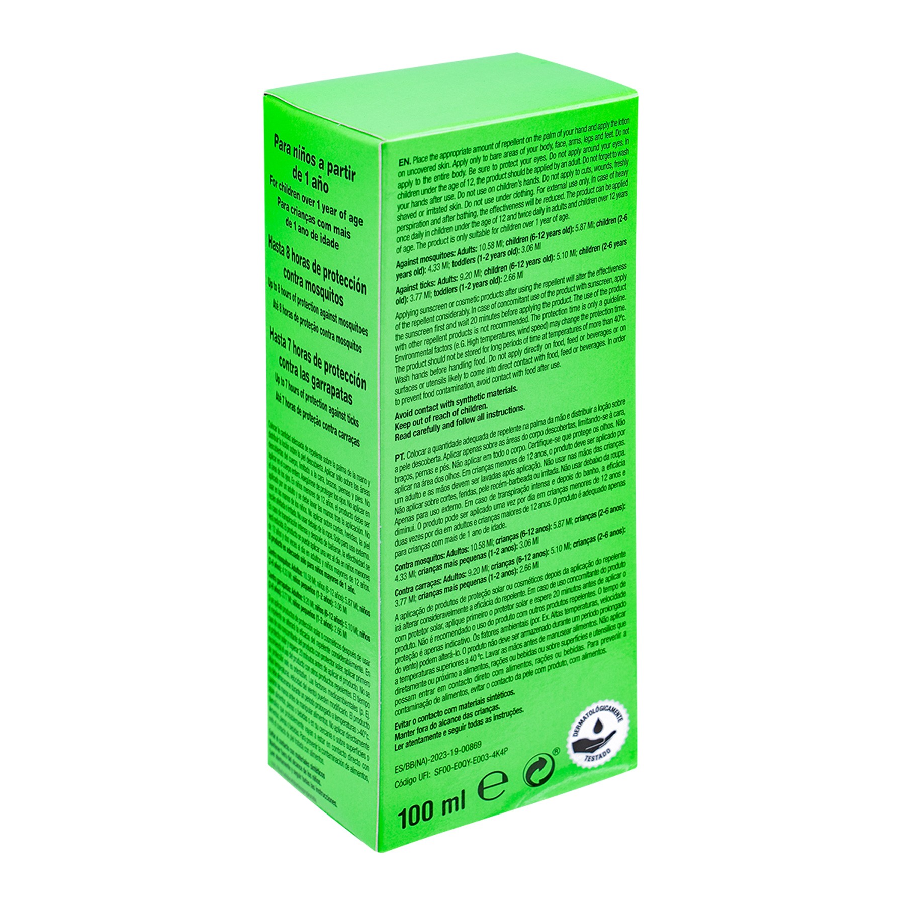 Interapothek repelente insectos infantil 100ml Interapothek repelente insectos infantil 100ml