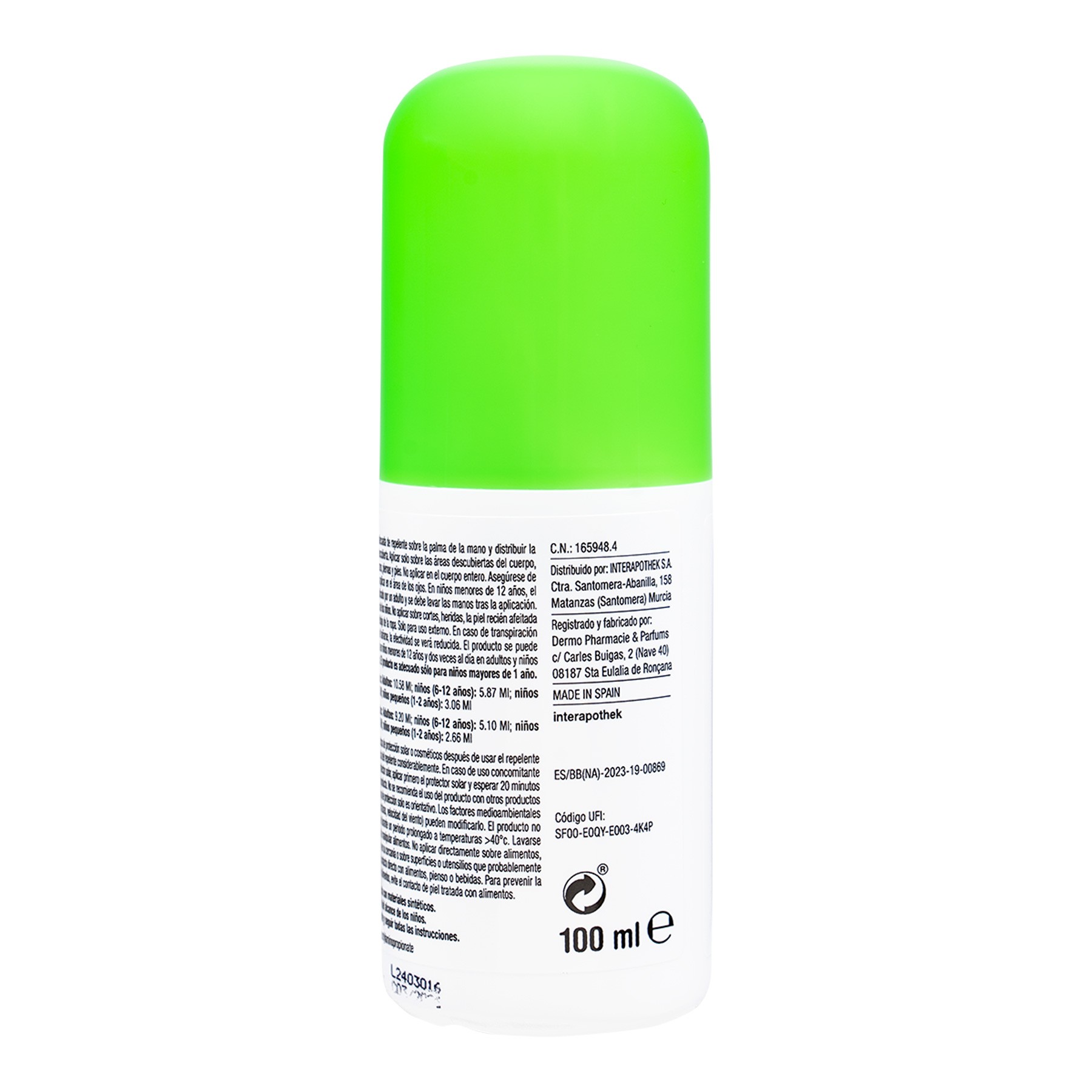 Interapothek repelente insectos infantil 100ml Interapothek repelente insectos infantil 100ml