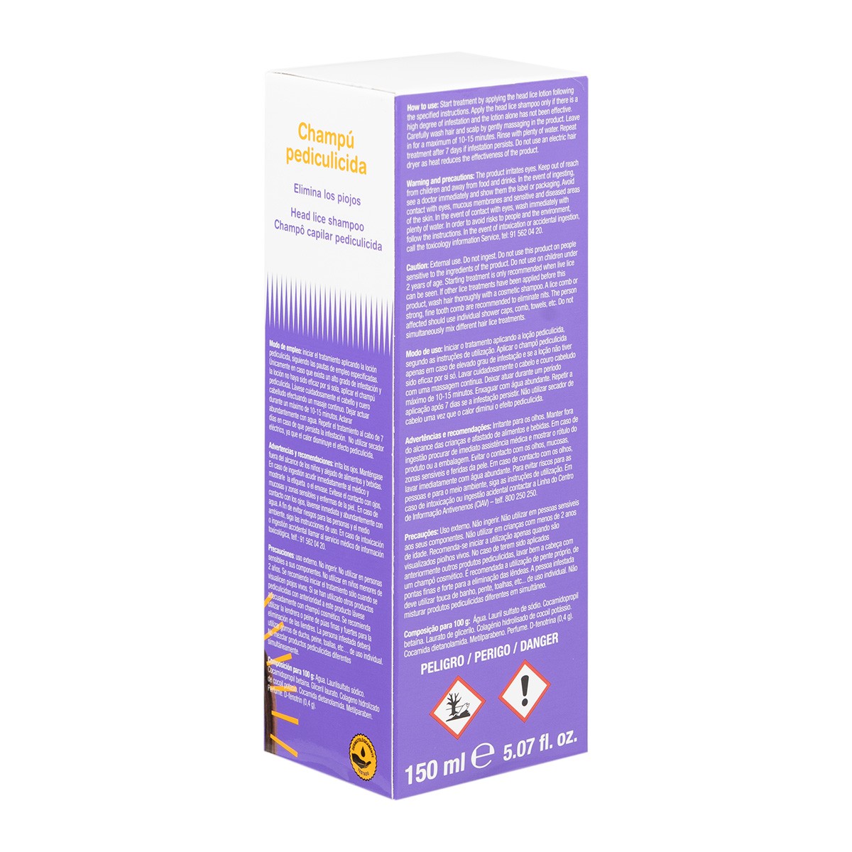 Interapothek champú antipiojos 150ml Interapothek champú antipiojos 150ml