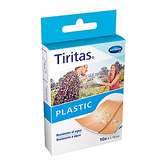 Hartmann tiritas plastic elástic 6x10cm 10u