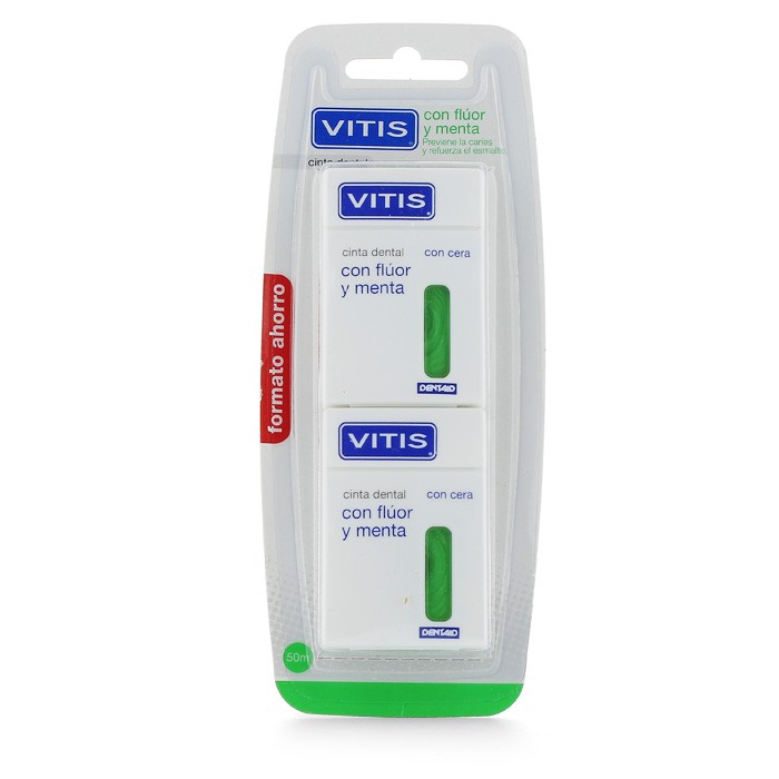 Vitis Cinta dental cera fluor men. DUPLO Vitis Cinta dental cera fluor men. DUPLO