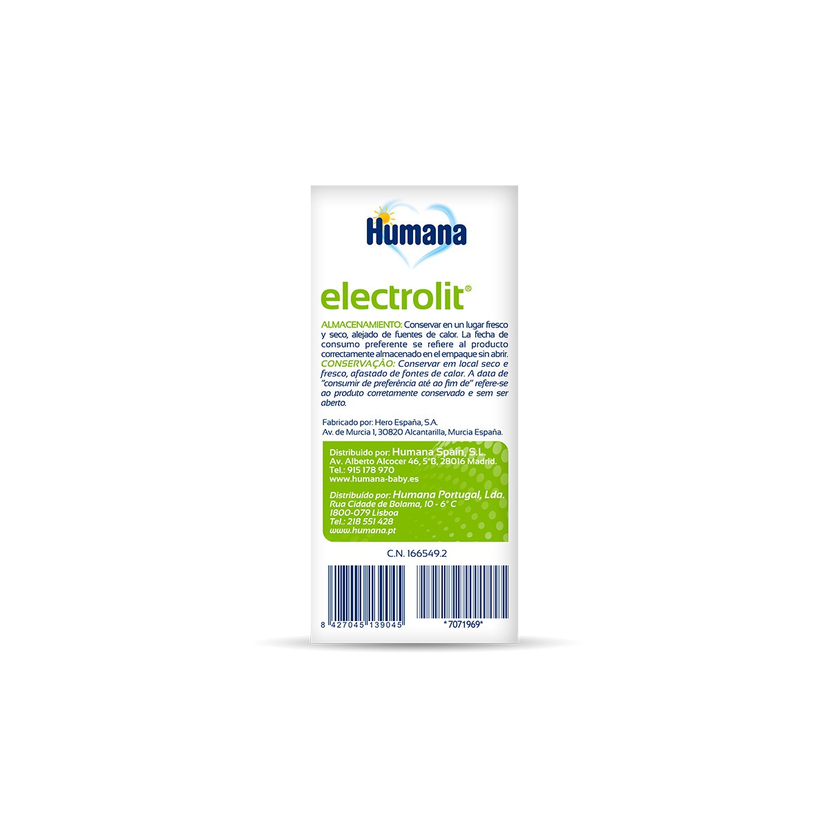 Humana Electrolit Solucion 250ml. 3uds.
Humana Electrolit Solucion 250ml. 3uds.