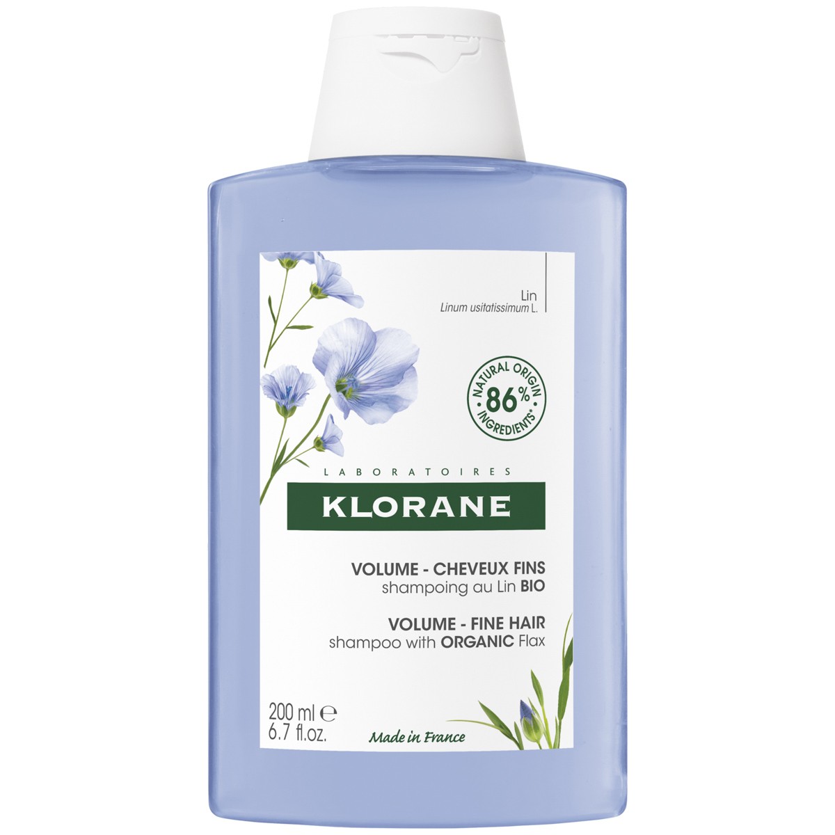 Klorane champú a las fibras de lino 200ml Klorane champú a las fibras de lino 200ml
