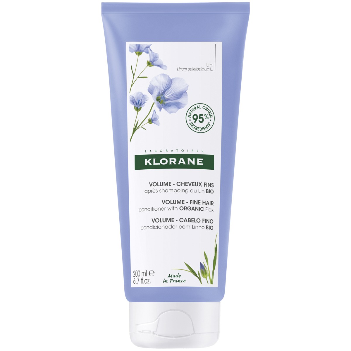 Klorane acondicionador a las fibras de lino 200ml Klorane acondicionador a las fibras de lino 200ml