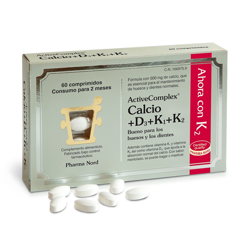 ACTIVE COMPLEX CALCIO+D3+K 60 CAPSULAS ACTIVE COMPLEX CALCIO+D3+K 60 CAPSULAS